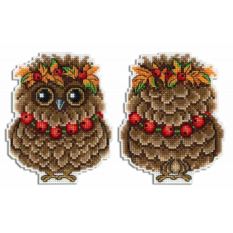 (image for) Autumn Owlet Plastic Canvas Kit